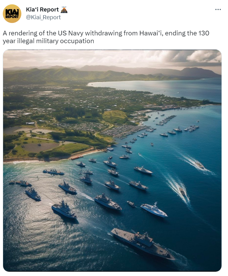 SilverSpookGuy's tweet photo. We Native Hawaiians don't need Lilo &amp; Stitch, or any American corporation making billions plundering our culture, pushing Disney resorts, with underpaid writers.
We need a sci-fi movie about the end of the genocidal US illegal occupation, written and produced by Native Hawaiians. https://t.co/G5h1dKYSVx