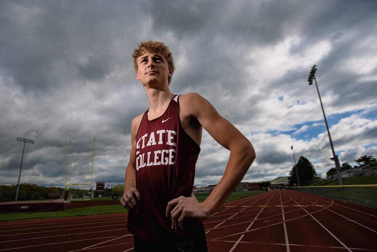 Sophomore Jesse Myers has had a spring to remember so far, setting track &amp; field school records in the 100, 200 &amp; 400-meter races. Even more astounding, he established the three marks within 48 hours. Read more and watch his school record races here: bit.ly/3W32BLr
