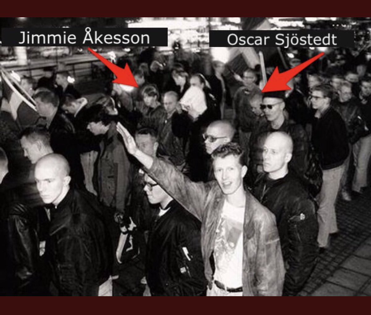 "vi är inte nazister...vi vet inget...vi är inte rasister...vi har inte sett något...vi vet inget...allt är sossarna och muslimernas fel...bla bla bla..."