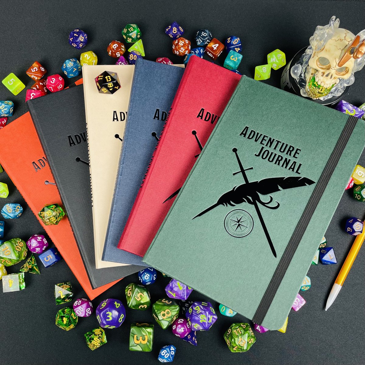⚡Adventure Journal stock is RUNNING LOW!⚡ Available in 6 colors, Adventure Journals are the BEST way to keep your stats straight! Order yours while supplies last, only from the #diceguardians Store! 📕📚✏

diceguardians.com/?utm_source=SM…

#ttrpg #dungeonsanddragons #DnDcharacter