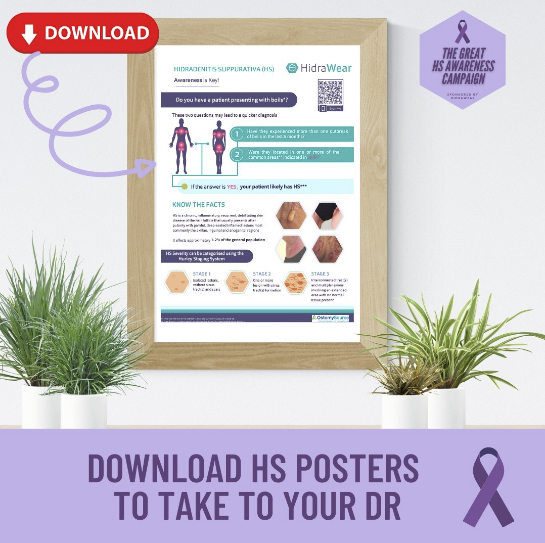 Get ready for #hsawarenessweek2023 with these free posters for your community 👇
(link in bio to download these for free)

#hidradenitissuppurativa #HS #BeAGP #MedTwitter #DermTwitter #HSWeek #hsawareness #doctor #thegreathsawarenesscampaign