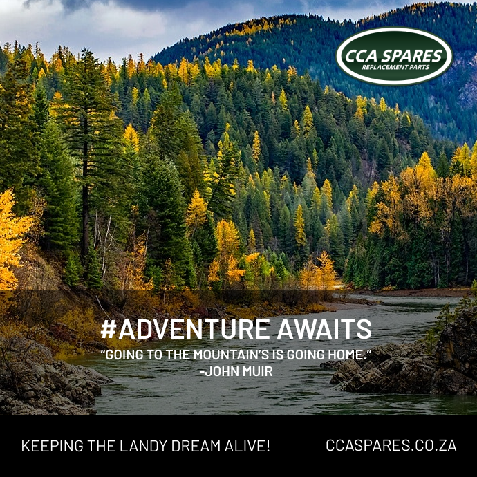 # ADVENTURE AWAITS

'GOING TO THE MOUNTAINS IS
GOING  HOME.' - JOHN MUIR

#onelifeliveit #discovery #travel #tdi
#newdefender #nature #rc #explore
#landroverexperience #defendertd5
#everydayafrica #rangeroverworld #g
#johannesburg #durban #nature #sa