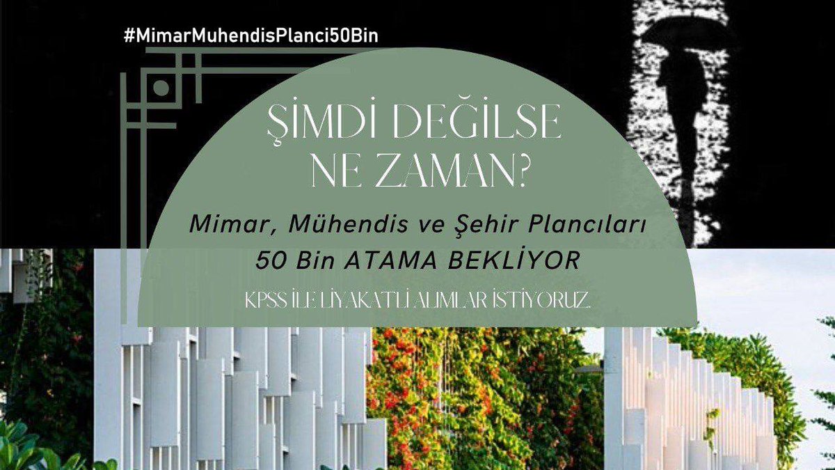 Seçime az kaldı lütfen artık bizi de söyleyin..bizim yıllardır çözülmeyen atama sorunumuza bir çözüm bulun artık...#MimarMuhendisPlanci50Bin <a href="/kilicdarogluk/">Kemal Kılıçdaroğlu</a> <a href="/meral_aksener/">Meral Akşener</a> <a href="/ekrem_imamoglu/">Ekrem İmamoğlu</a> <a href="/fatihportakal/">fatih portakal</a> <a href="/fatihaltayli/">Fatih Altayli 🔴🇹🇷</a>