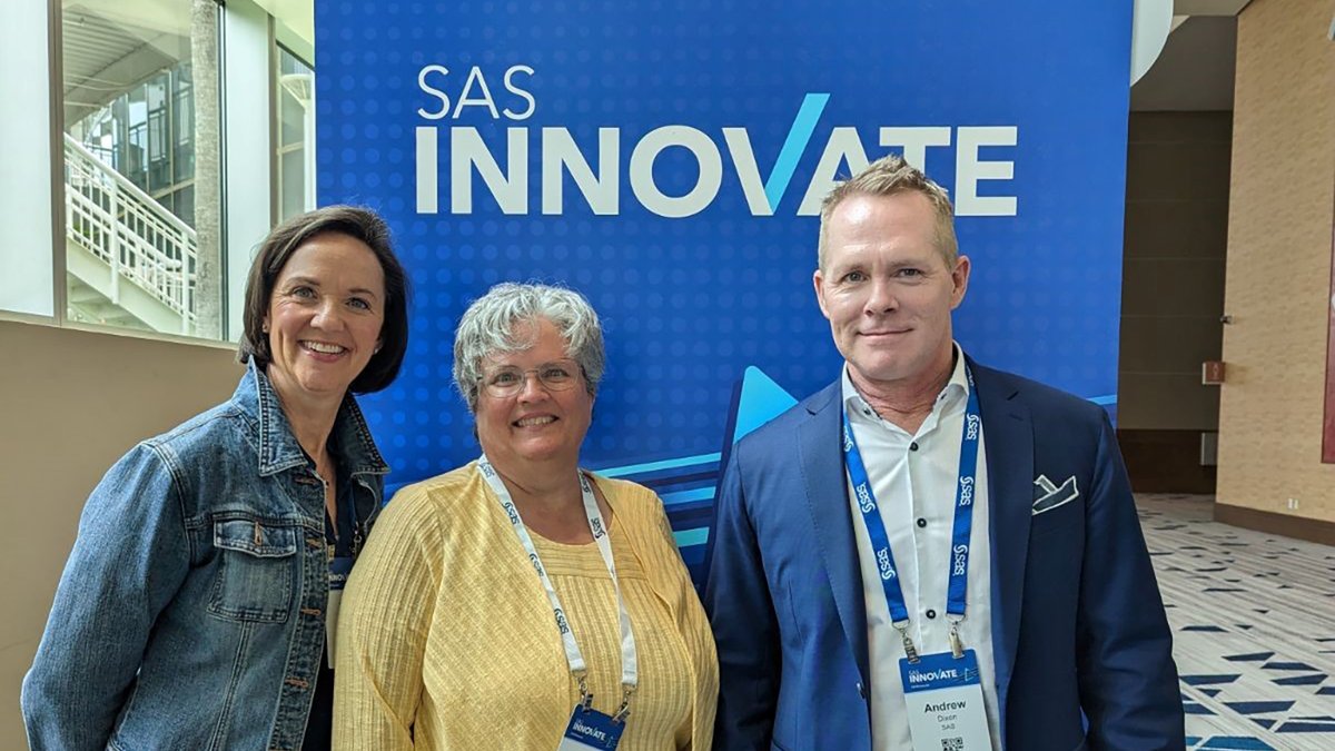 MHEC (@mhec12) on Twitter photo Connecting with <a href="/SASsoftware/">SAS Software</a> colleagues during the #SASInnovate conference! Leah Burton, SAS; Deb Kidwell, MHEC; and Andrew Dixon, SAS #MHECTechnologiesCommunity #HigherEd Connecting with <a href="/SASsoftware/">SAS Software</a> colleagues during the #SASInnovate conference! Leah Burton, SAS; Deb Kidwell, MHEC; and Andrew Dixon, SAS #MHECTechnologiesCommunity #HigherEd