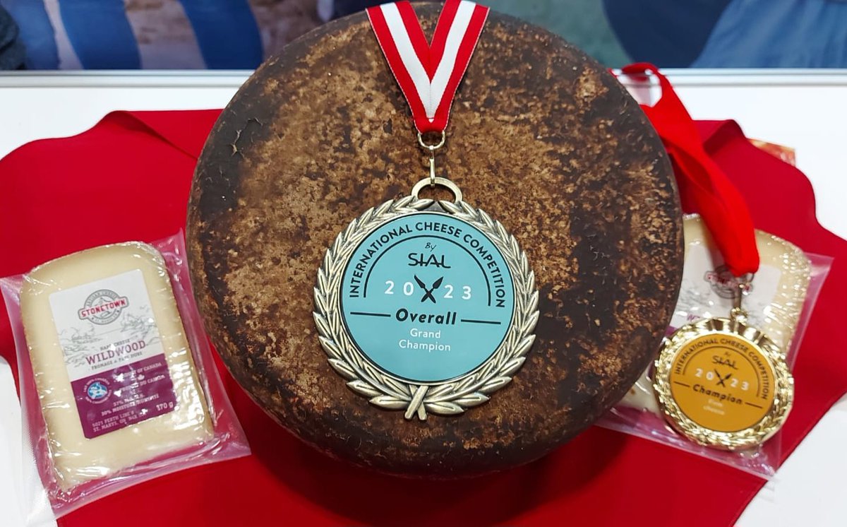 We are so excited to announce that we have taken 🥇GRAND CHAMPION🏆 for our Wildwood at the SIAL CANADA international cheese competition. It also won first in its "Firm Cheese" category.
The SIAL is the largest food innovation show in North America!
<a href="/ScenicHolsteins/">Hans Weber</a>