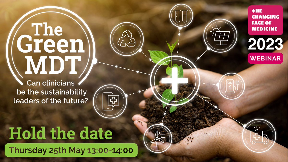 The Changing Face of Medicine (@thecfom) on Twitter photo π¨Save the date - sign up link to follow! π¨
We are hosting a live webinar exploring the role of clinicians as sustainability leaders of the future π
Some of the fantastic speakers include: <a href="/Richard56/">Richard Smith</a> <a href="/svig2/">Stella Vig #NHS</a> & <a href="/DrAmyBooth/">Amy Booth</a> π¨Save the date - sign up link to follow! π¨
We are hosting a live webinar exploring the role of clinicians as sustainability leaders of the future π
Some of the fantastic speakers include: <a href="/Richard56/">Richard Smith</a> <a href="/svig2/">Stella Vig #NHS</a> & <a href="/DrAmyBooth/">Amy Booth</a>