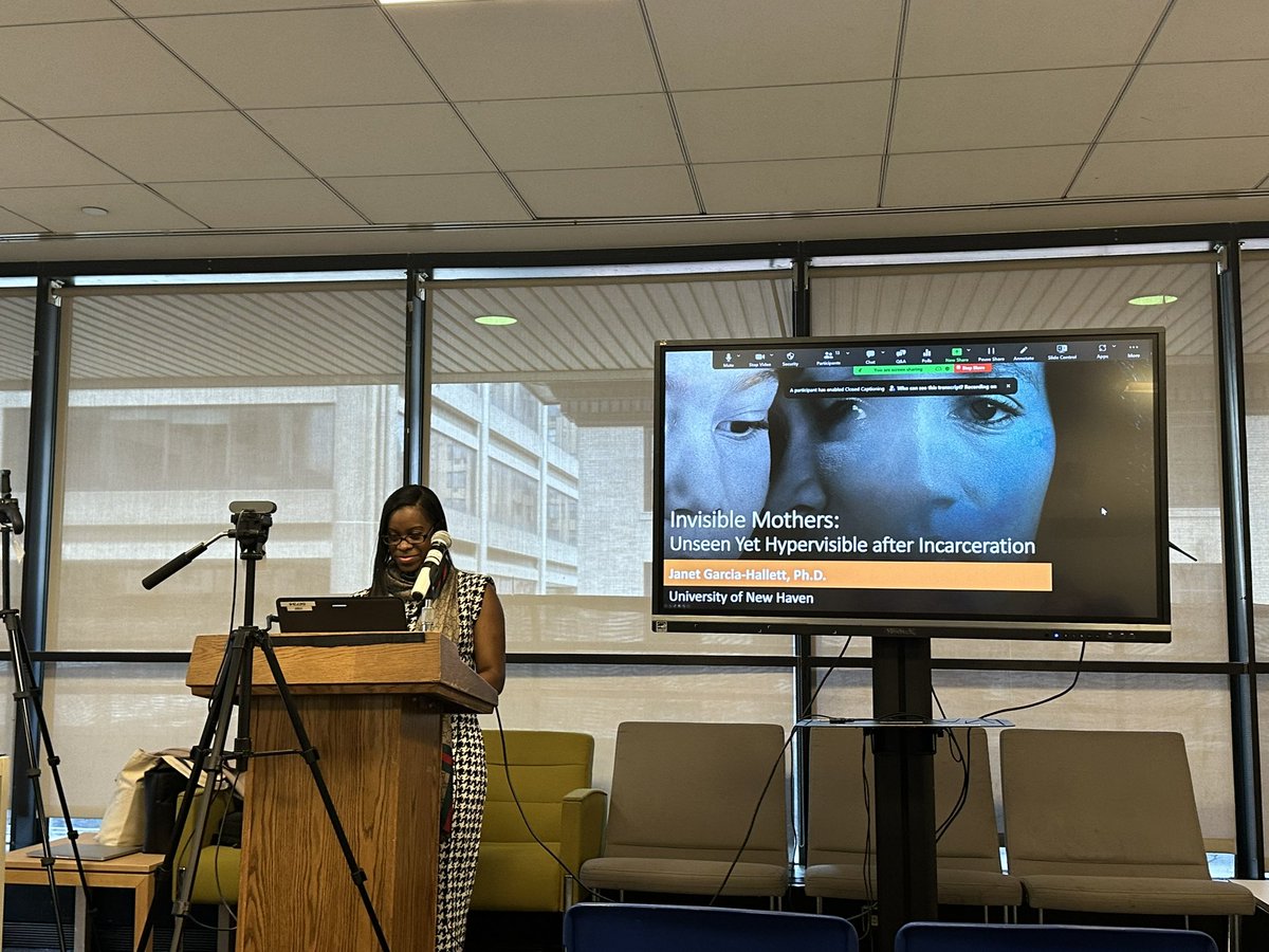 Dr. Erica Chito Childs (@ericachito) on Twitter photo So proud to have <a href="/Hunter_College/">Hunter College</a> @huntersociology alum <a href="/JGarciaHallett/">Dr. Janet Garcia-Hallett</a> present her new book Invisible Mothers: Unseen Yet Hypervisible after Incarceration <a href="/ucpress/">University of California Press (is on Bluesky)</a> So proud to have <a href="/Hunter_College/">Hunter College</a> @huntersociology alum <a href="/JGarciaHallett/">Dr. Janet Garcia-Hallett</a> present her new book Invisible Mothers: Unseen Yet Hypervisible after Incarceration <a href="/ucpress/">University of California Press (is on Bluesky)</a>