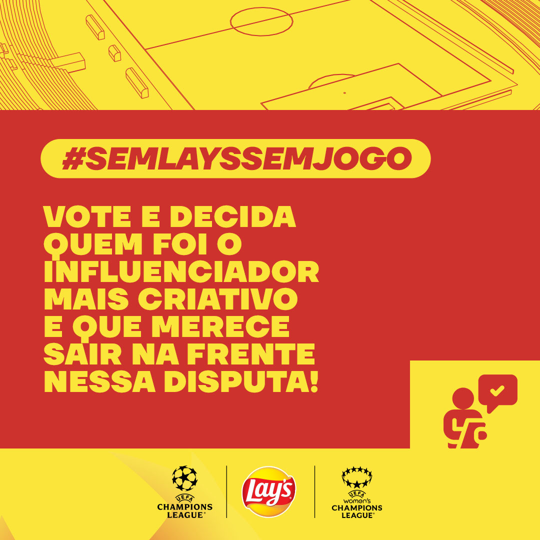 Agora não tem mais volta! Desafio 1 LANÇADO!! 🔥 
Quem será que vai sair na frente e já começar na vantagem? Essa decisão está nas suas mãos... Então corra para votar nos nossos stories, mas antes, diz aí nos comentários, o que é #SemLaysSemJogo pra você? 🤔
