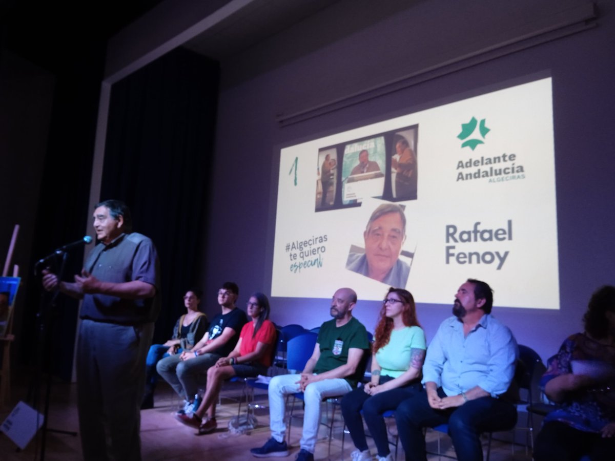 Arranca la presentación de la candidatura y la presentación del programa de Adelante Algeciras!! 
Una candidatura andalucista, de izquierda, feminista, en defensa de los colectivos, los vulnerables, las barriadas trabajadoras y luchadoras de Algeciras 

#algecirastequieroespecial