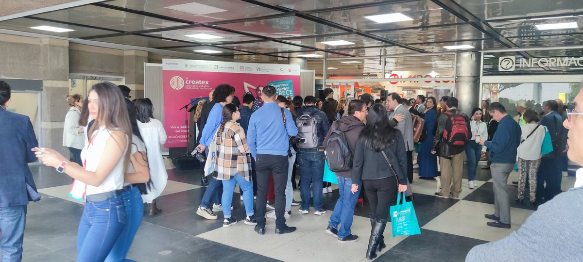 RedexpertosCyS's tweet image. #AEstaHora Rueda de prensa y lanzamiento #Createx, salón de la industria textil para la confección
@CorferiasBogota

#FelizMartes 
#FelizMartesATodos
#FeliMartesParaTodos
@Corresponsables @crissacro