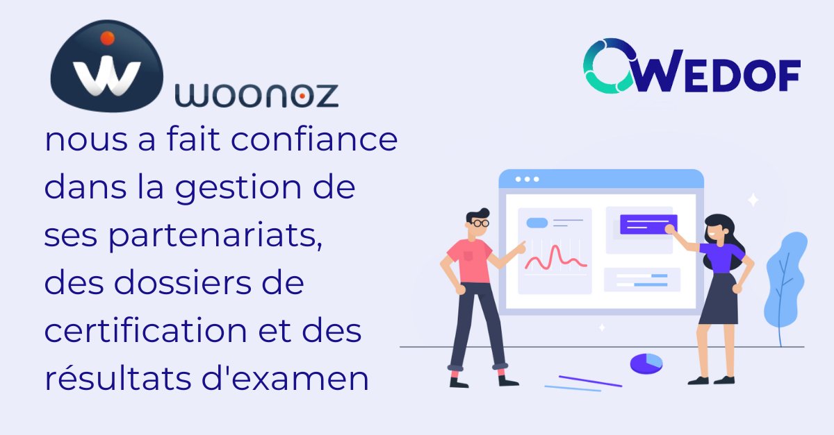 #Wedof est heureux de compter <a href="/Woonoz/">Woonoz</a> comme un de ses organismes de certification collaborateurs.

#dossiercpf #edof #gestionformations #organismecertificateur #logicielformation #apiformation #woonoz