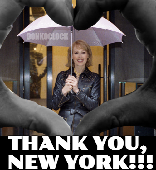 BREAKING NEWS! Donald Trump found LIABLE for sexual battery and defamation in NY Civil Suit. Just announced with the nine-member New York jury returning in just 3 hours with the verdict! $5.0M+ Million Awarded!! Drop a 💙 &♻️to Share if applaud the bravery of E. Jean Carroll!