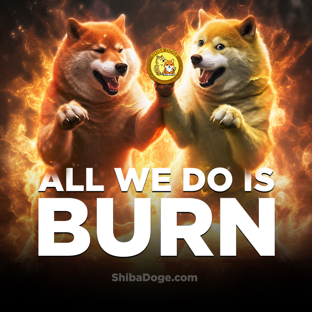 RealShibaDoge's tweet photo. If you like #tokens that #burn, we are #HyperDeflationary. ALL WE DO IS BURN! 🔥

#Tokenomics 
15% buy/sell tax

5% #Marketing
5% #Reflections
5% #Liquidity 

Whenever a transaction is complete, we burn 🔥

Missed #Shiba? Missed #Doge?
Don't miss #ShibaDoge https://t.co/90OWR6hoMm