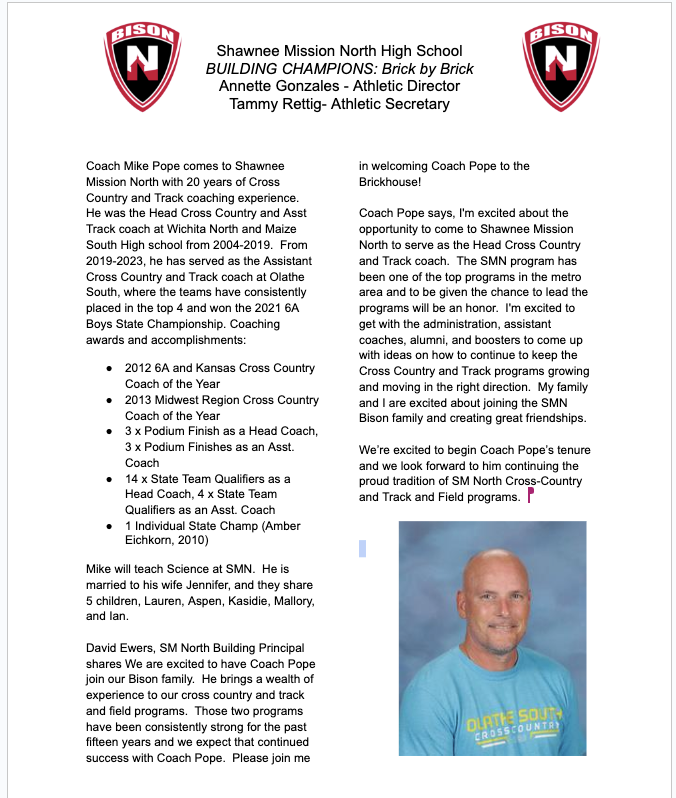 SM North HS tweet media