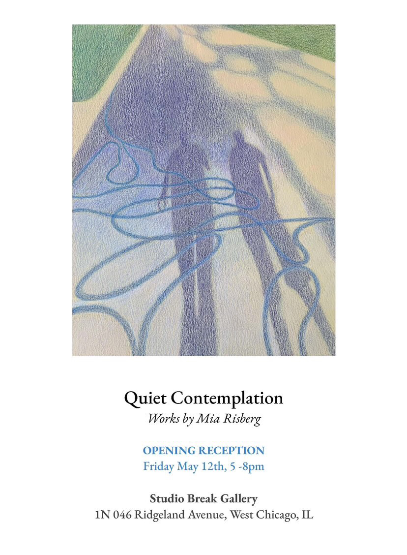 StudioBreak's tweet image. Quiet Contemplation with works by Mia Risberg opens this Friday from 5-8PM at Studio Break Gallery in West Chicago!  If you'd like to come out then click the gallery tab linked in the link tree below for an address/google map:  linktr.ee/studiobreak