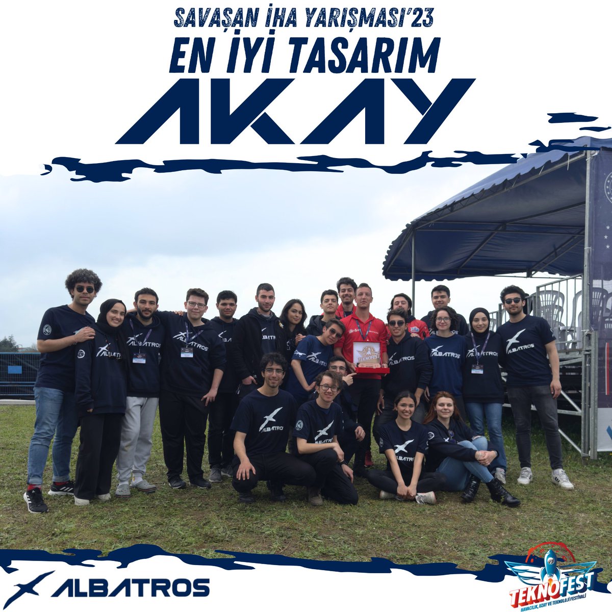 Teknofest 2023 Savaşan İHA yarışmasında İTÜ Albatros İHA Takımı olarak EN İYİ TASARIM ödülünü kazandık. Bu süreçte emeği geçen, bizi destekleyen herkese teşekkür ederiz.

#itualbatros #itu1773 #ituprojetakimlari #uavteam #teknofest23 #savaşaniha #uavteam