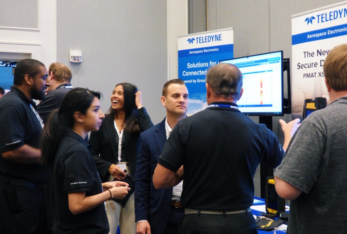 TDYControls's tweet photo. Day 2 at #AMCAEEC2023 and still two days left to come meet the Teledyne Team! 

Stop by Suite Evergreen F, we look forward to connecting with you. 
#tradeshow #teledyne #team #aerospaceindustry #newtechnology #securedata #dataprocessing https://t.co/GE0OPvWyrr