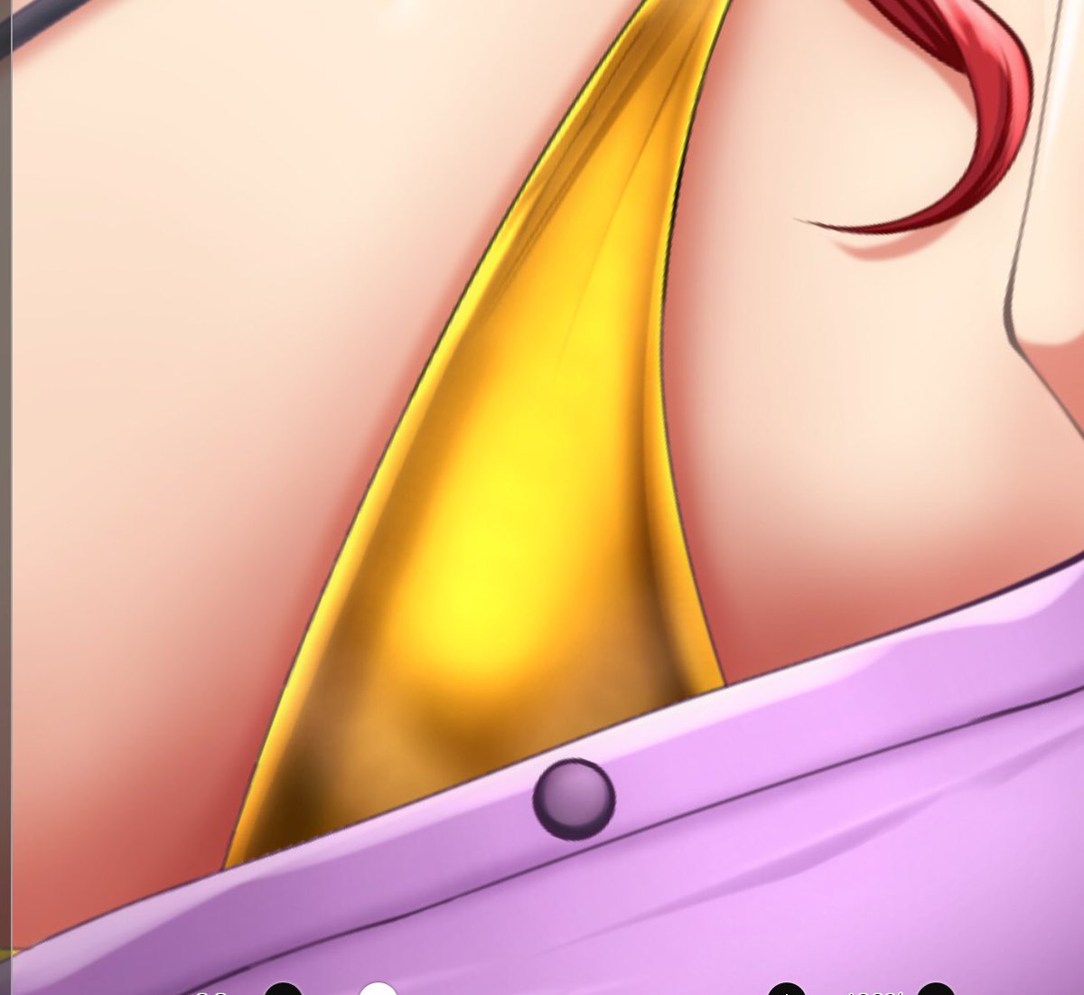 「ここ上手く塗れたとき元気出る」|クゥ🔥🎲🌻🖥🍀のイラスト