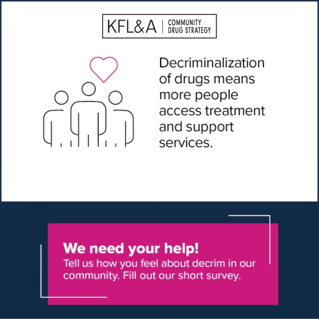 Your feedback is essential to our work on exploring alternatives to criminalization. We invite you to share your thoughts on decriminalization of drugs by May 15, 2023 through an online survey: queensu.qualtrics.com/jfe/form/SV_9Q…

#decriminalization #harmreduction #opioidcrisis #drugstrategy