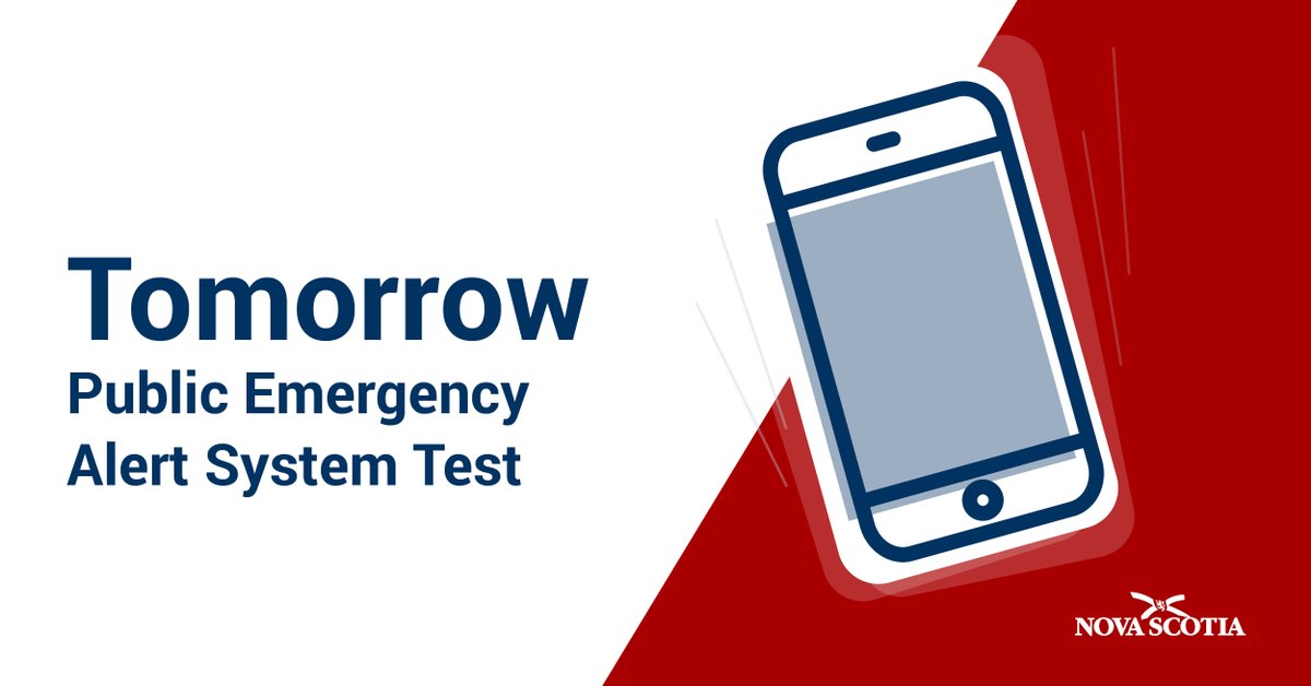 NSEmergency's tweet photo. Emergency alerts have a distinct sound or vibration. The test may startle you but when we send a real alert, we want you to notice and follow the direction. A reminder that 911 is for emergencies only. #AlertReady https://t.co/BKyJLcy7Gf