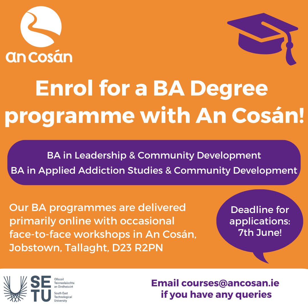 An Cosán tweet media