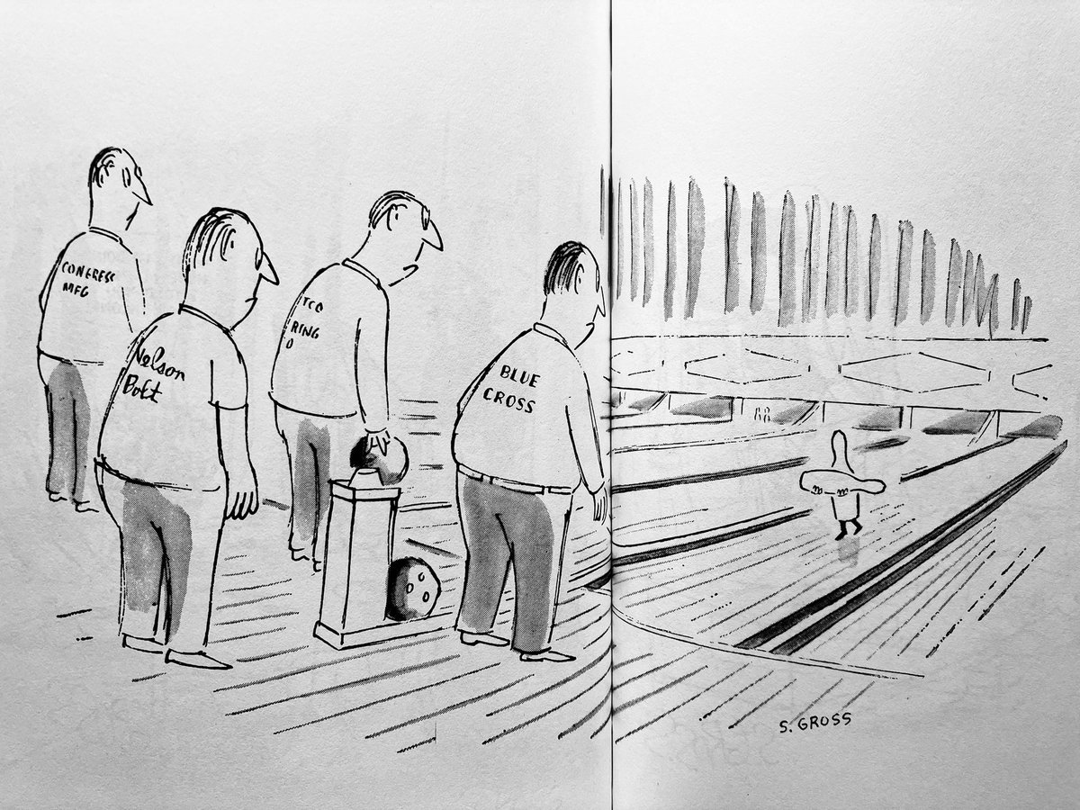 Sam Gross, who died Saturday, pushed cartooning into beautifully weird and hilarious directions. The “try our frogs’ legs” gag is always amazing; here are a few more great ones.
