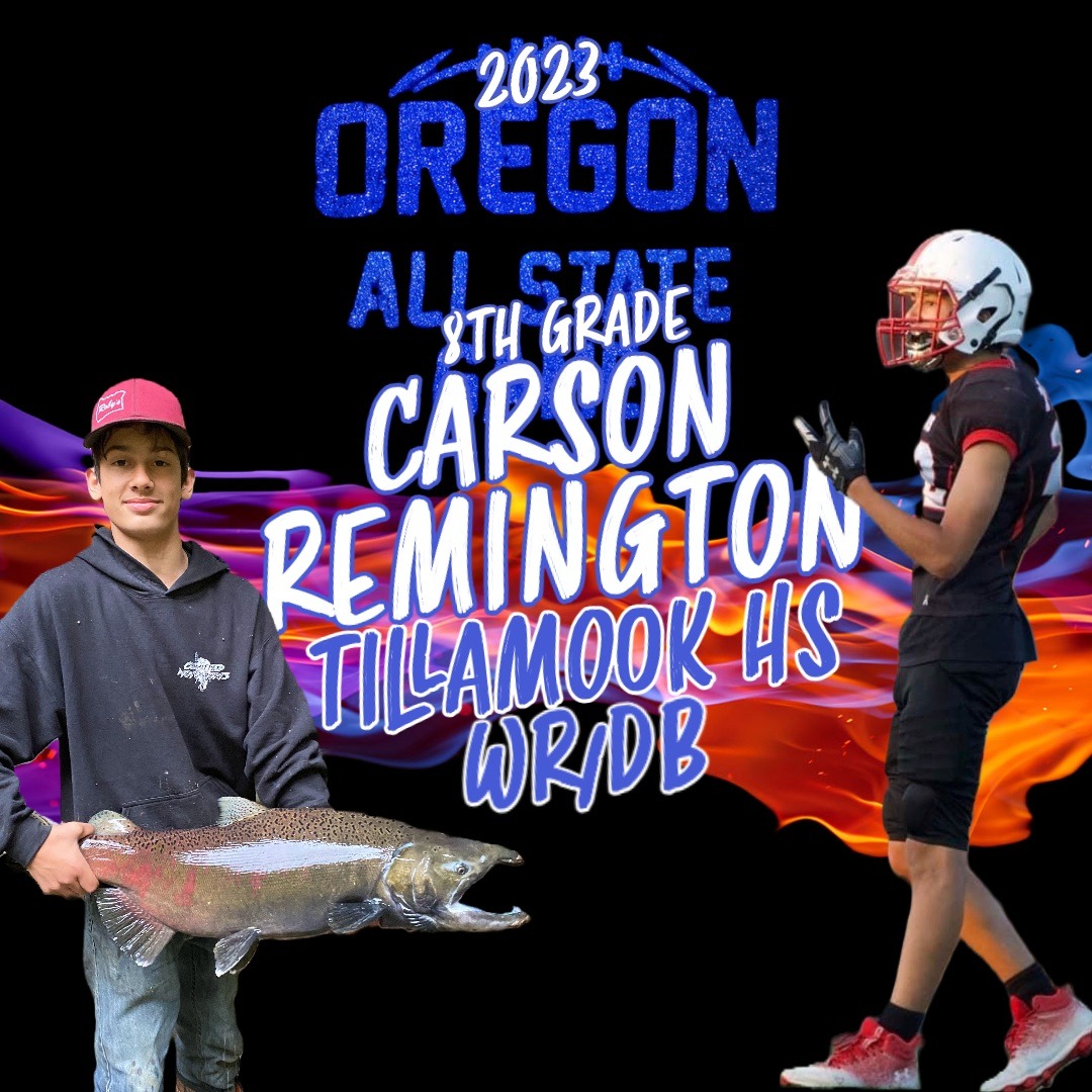 OregonBowl's tweet photo. Congrats 8th Grader Carson Remington on being selected to play in the 6th Annual 2023 #OregonAllStateGame
#FosterAthletics #OregonASG #OregonDHS #Oregon #FosterAwareness #OASG #YouthSports #AllStar #OregonYouthFootball https://t.co/VtB8nzjklC