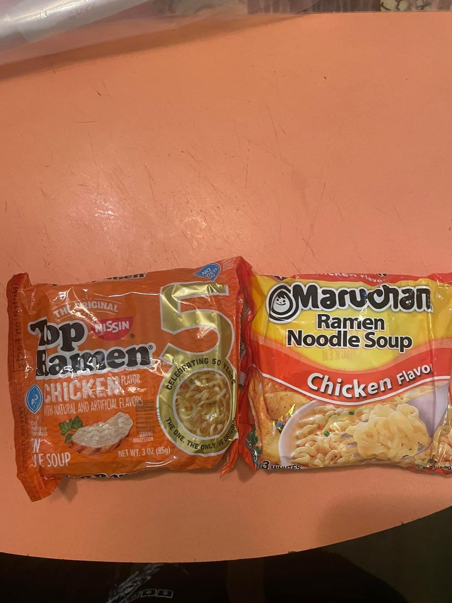 PoohDaManz's tweet image. To All My Noodle People Is There A Difference Or They The Same 🤔🧐