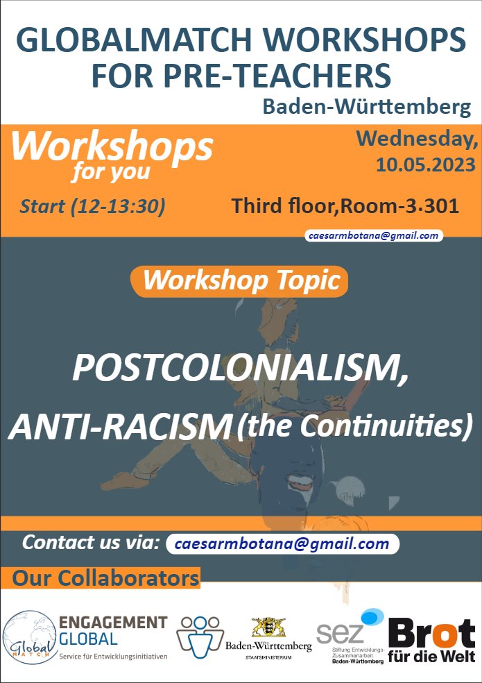 Workshop with Caesar Mbotana @match_global tomorrow on #postcolonialism #antiracism in #globalenglishes #globalELT #globalcitizenshipeducation seminar