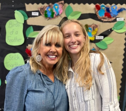 Outofdoor's tweet photo. Ms. Virgene Linse proudly welcomed Claire Maag '23 back into her classroom at the Siesta Key Campus—this time as an intern! Ms. Linse had Claire as a pre-K student and can't wait to watch her cross the stage next week to receive her diploma! 
#ODA #classof2023 https://t.co/ORUopnqYsI