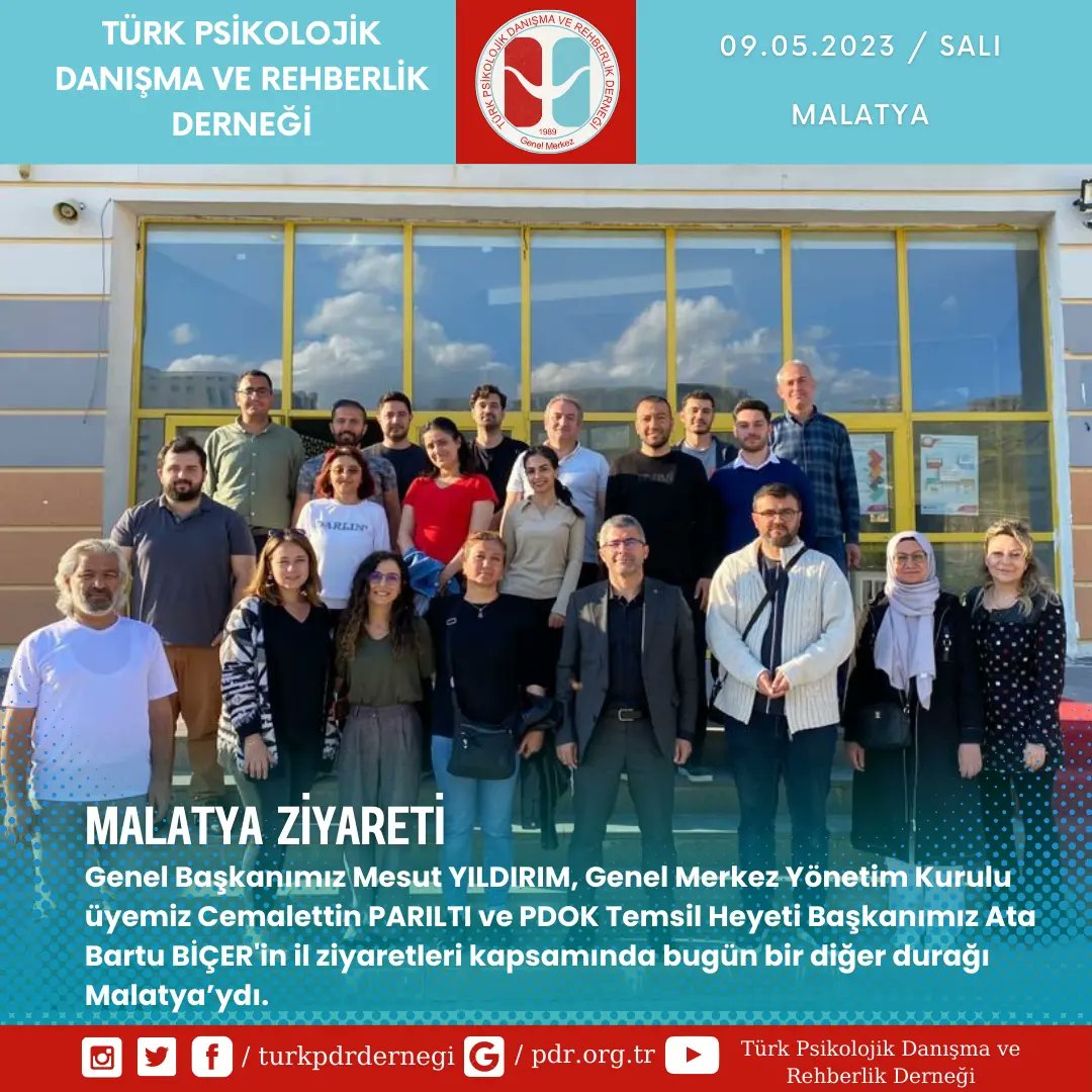 turkpdrdernegi's tweet photo. Genel Başkanımız Mesut YILDIRIM, Genel Merkez Yönetim Kurulu üyemiz Cemalettin PARILTI ve PDOK Temsil Heyeti Başkanımız Ata Bartu BİÇER'in il ziyaretleri kapsamında bugün bir diğer durağı Malatya’ydı.

@pdrogrencileri
@turkpdrmalatya
@inonupdok https://t.co/Ct7UBHBpPW