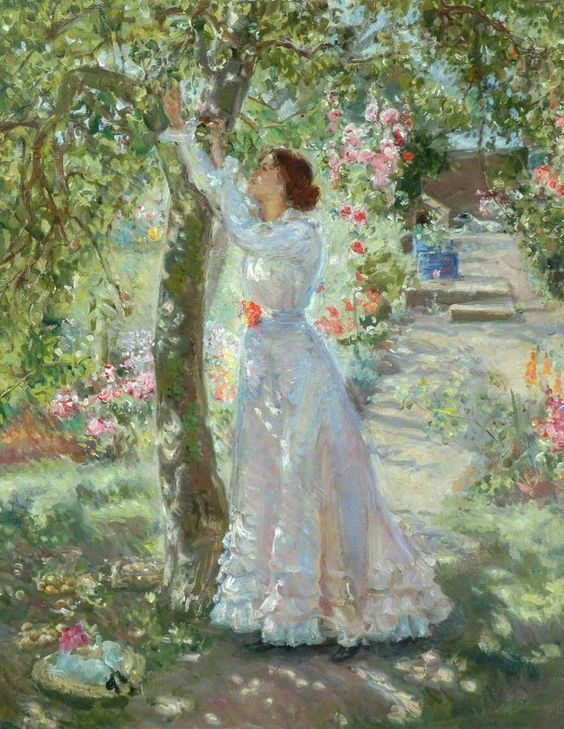 La fantasia    è una perpetua primavera.🌼🌷🌸🏵
#FriedrichSchiller
#OTD
#ArteDiPrimavera
#ScrivoArte 

🎨🖌The Garden by Ethel Walker
🌺💚🏵🦋🌹💚