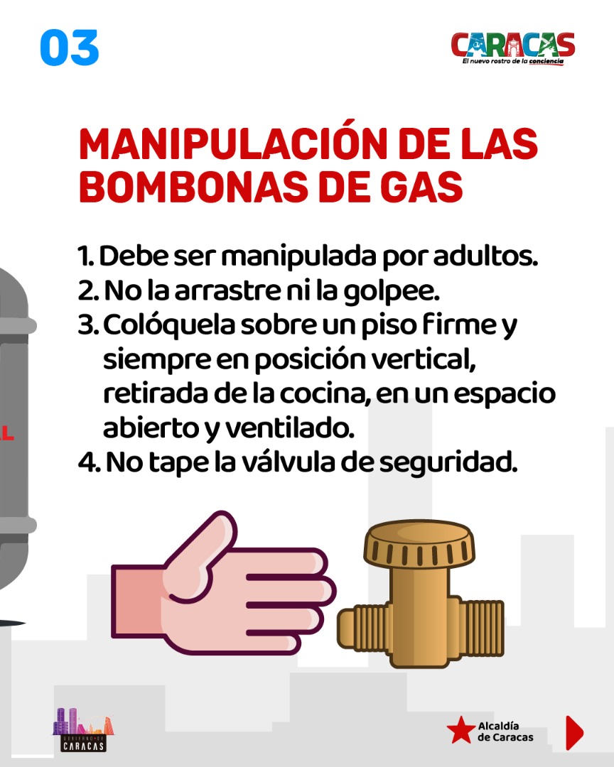 📌 𝙄𝙣𝙛𝙤́𝙧𝙢𝙖𝙩𝙚 ⚠️ Es muy importante conocer el uso y la forma adecuada para preservar los cilindros o bombonas de gas. Te invitamos a tener en cuenta lo siguiente 👇 : #MaduroMásPueblo