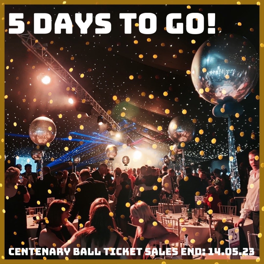 5 more sleeps until our Centenary Ball tickets go off sale! After the season we have had, it is bound to be an incredible night!

Link to purchase tickets: onrfc100.com 

🪩 24.06.23
🎟️❌ 14.05.23