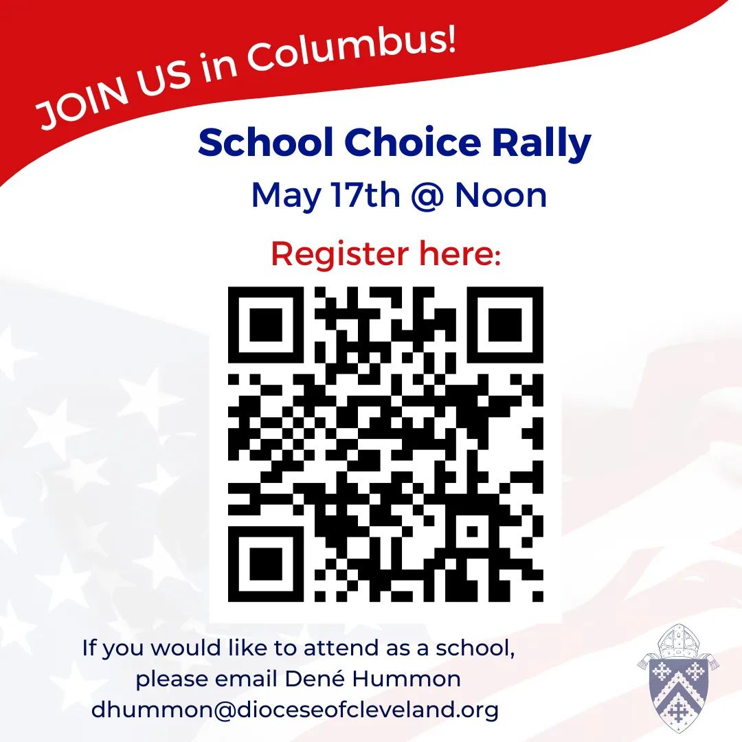 JOIN US IN COLUMBUS on May 17th at noon for the School Choice Rally! 

Register here: forms.gle/yAtsX48Gd8fQNF…