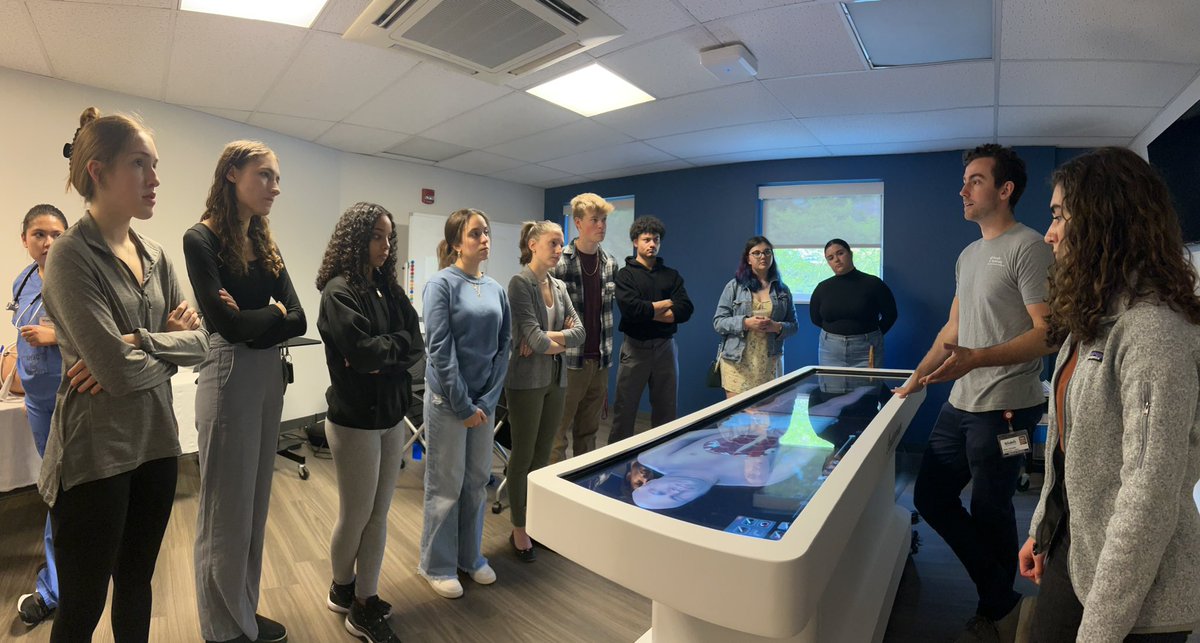 DrKeshodkarS's tweet image. Thank you Dr. Akusoba, Mrs. Cuda and your team for hosting @LibertyHigh @PLTWorg Biomed students at your campus and the sim center labs, Anatomage table and more @mystlukes 🩺🩻🥼🧬@Leesonscience @MissRichardsLHS @MrLittleScience @BethlehemAreaSD
