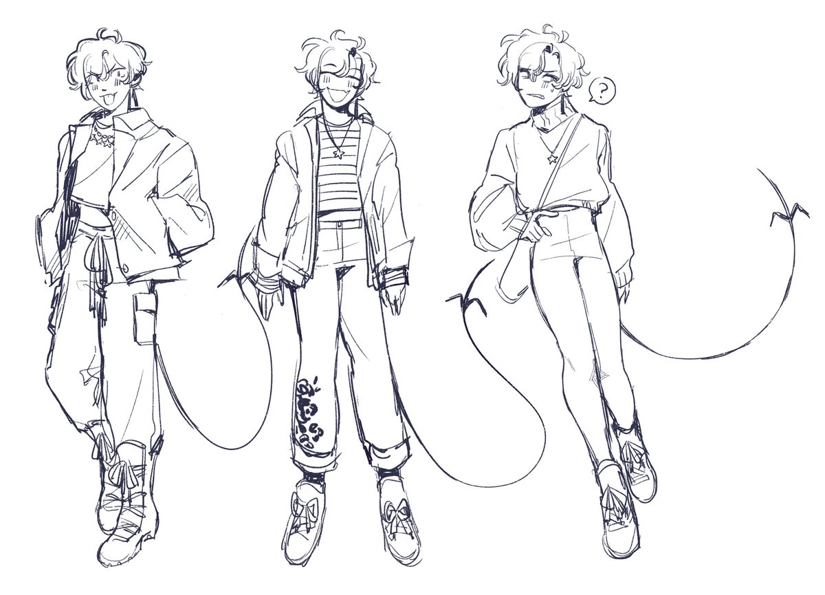 probs wont color but this was a fun little thing all my outfits look pretty similar 😭