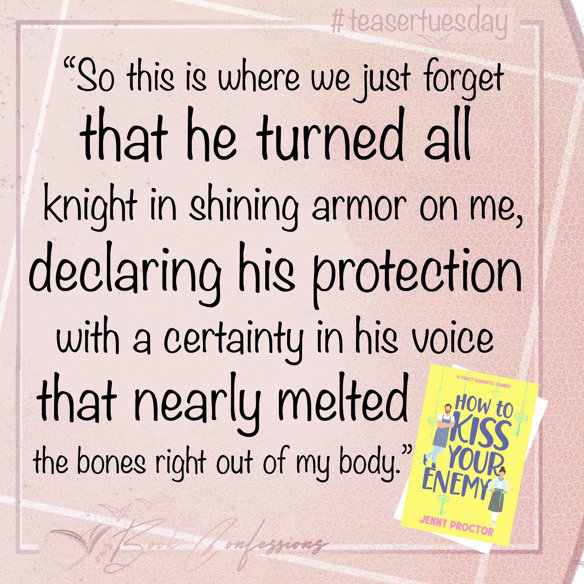 book_our's tweet photo. If you’re as big a fan of enemies to lovers as we are, the tension in this one may leave you feeling a little …🫠. In all the best ways! 

#bookconfessions #bookrecommendation #teasertuesday #howtokissyourenemy #romcom #enemiestolovers #arc #newrelease  #hawthornebrothersseries https://t.co/ycjrEunkvB