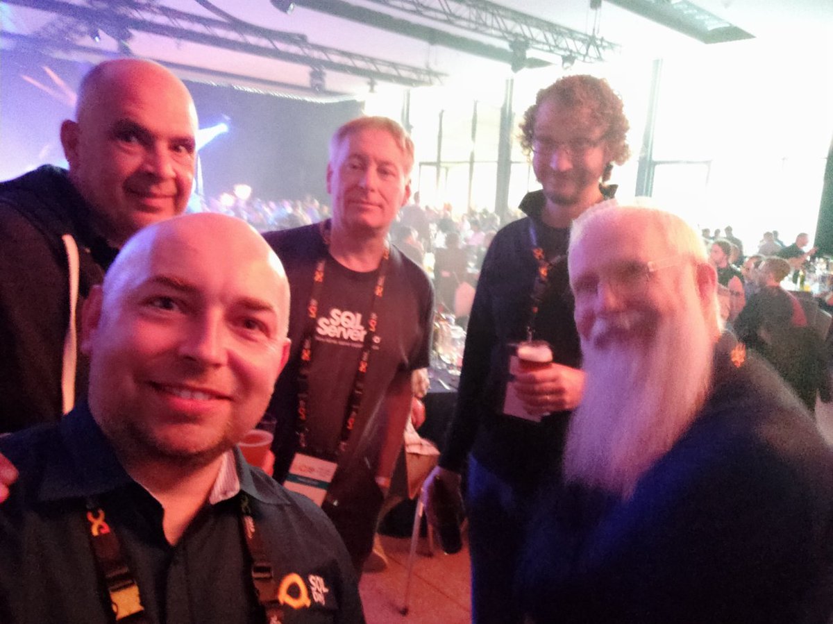 MikeyBronowski's tweet image. Look who I found in Wrocław at #sqlday 
@spaghettidba @intoleranse @ErwindeKreuk Erland