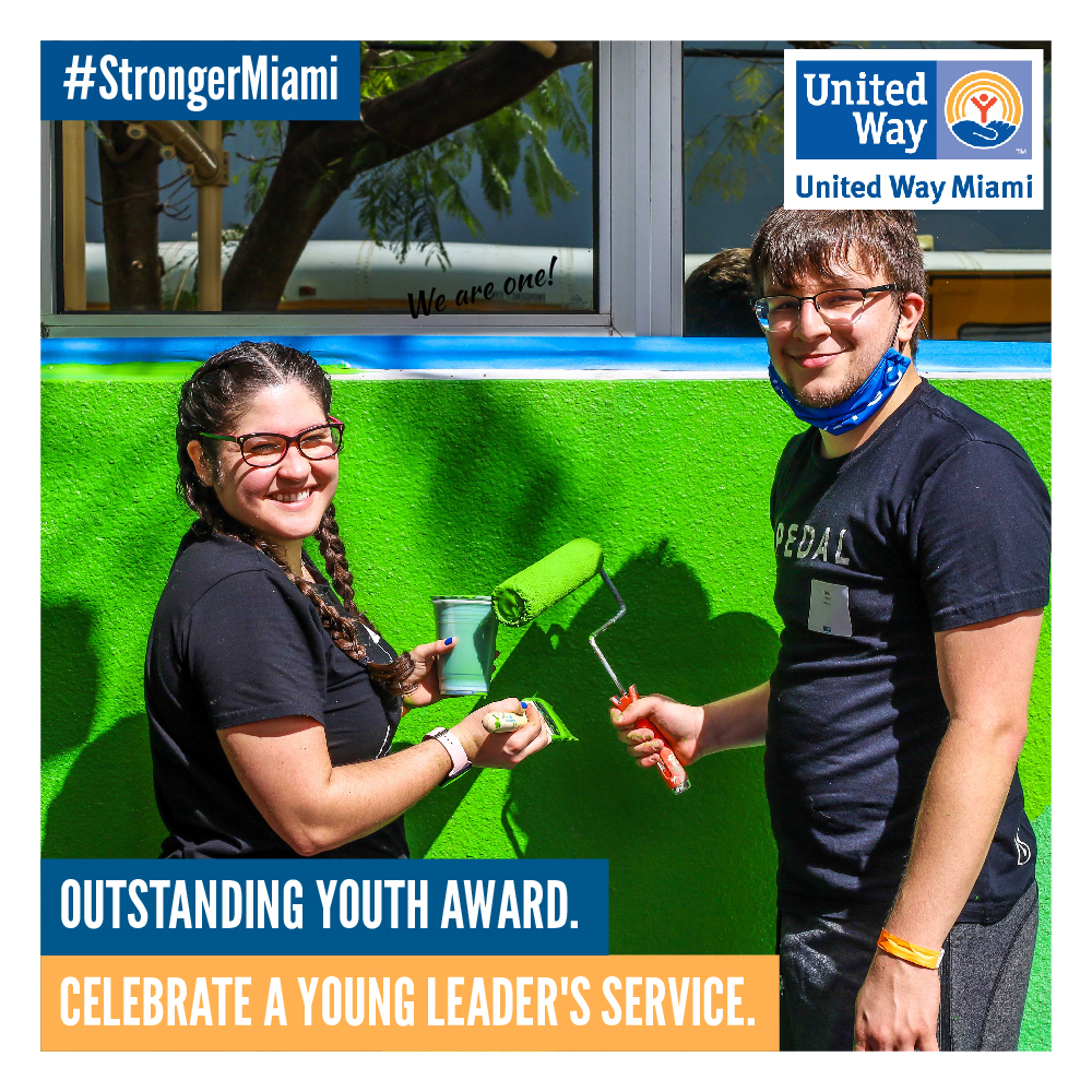 Inspire305Miami's tweet photo. Nominate NOW! The Outstanding Youth Award 🏆 recognizes a Miami-Dade County youth 18 years of age and younger for leadership, commitment, and character through services and volunteerism.
Nominate no later than 5/12/23 💙 #StrongerMiami ➡️ Visit: https://t.co/domV7gyhbg https://t.co/UxFEoyQFm4