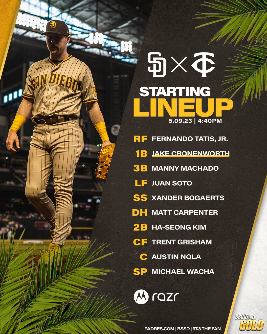 San Diego Padres on X Michael on the mound in Minnesota