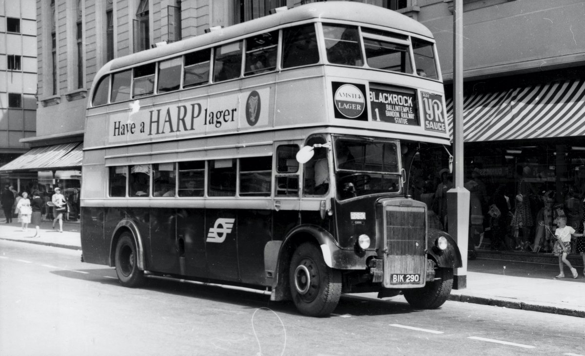 The Blackrock #Cork bus outside Roches Stores in 1964 #LoveCork #PureCork #CorkLike #FlashbackFriday📸E. McArthur