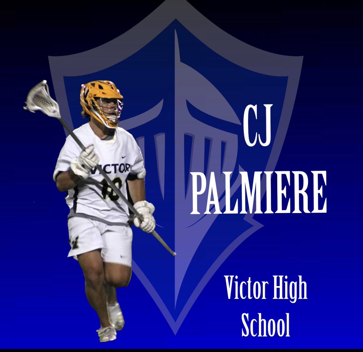 Our next 2023 is CJ Palmiere
•Position: Defense
•High School: Victor High School
•Club Team: Sweetlax Upstate
•Hometown: Upstate,NY
•Fun Fact: likes to snowboard and do water sports