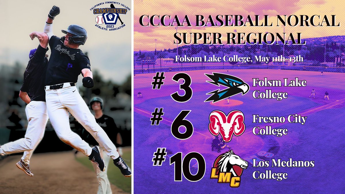 FLC_Falcons's tweet photo. Stage Set for CCCAA Baseball Folsom Super Regional
https://t.co/HhY8Erc04t https://t.co/WiGdQehqdZ