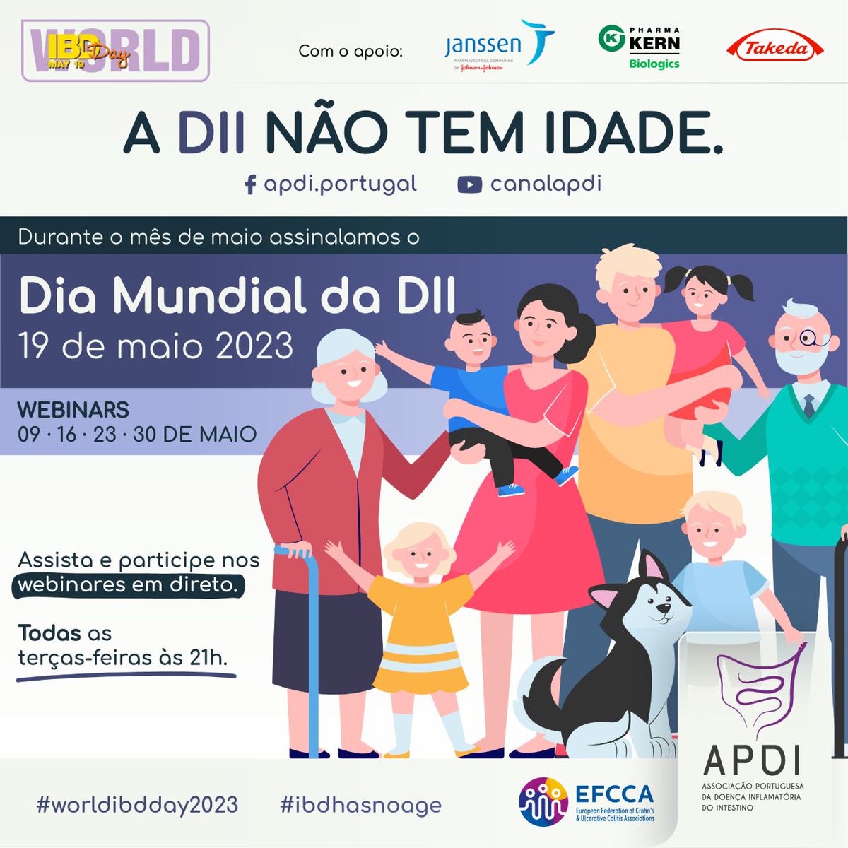 apfarmresidente's tweet image. Webinares sobre doença inflamatória intestinal #dii - uma iniciativa da #apdi