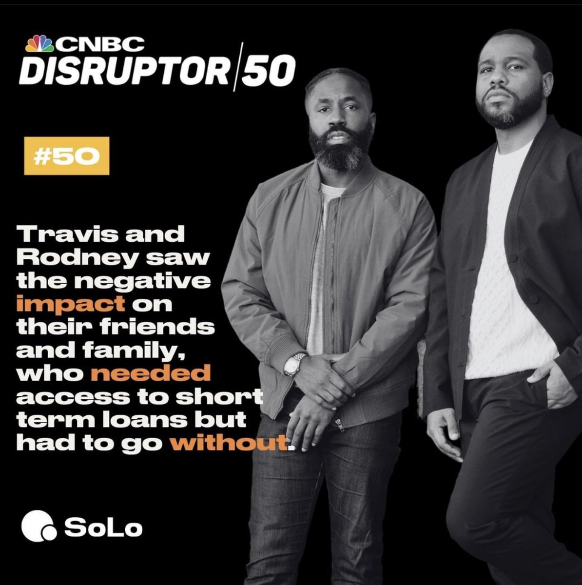 solofunds's tweet photo. The CNBC Disruptor 50 is a prestigious list that recognizes the most innovative and forward-thinking companies that are shaking up their respective industries with groundbreaking ideas and cutting-edge technologies. https://t.co/24iwwy8g8L