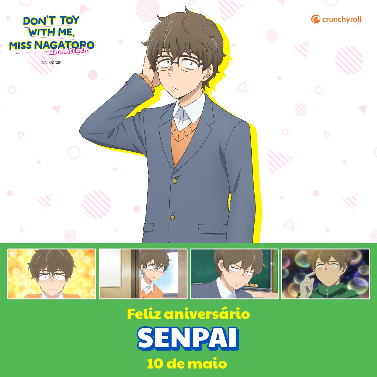 Incomode o seu senpai com o nosso novo filtro de DON'T TOY WITH ME, MISS  NAGATORO para o Instagram - Crunchyroll Notícias