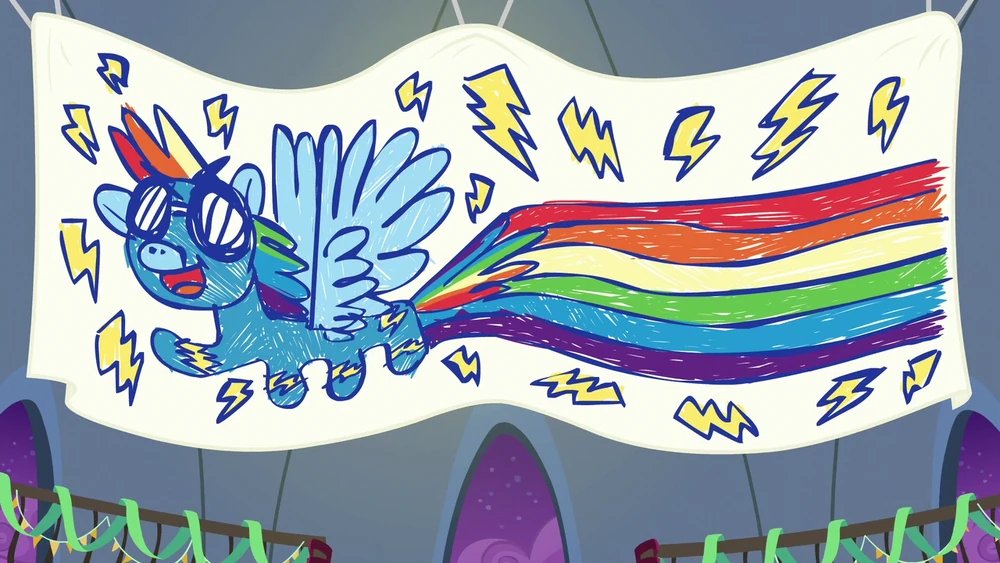Trijosh1's tweet photo. Happy 7th Anniversary to "Newbie Dash"! I like how Rainbow becomes an actual Wonderbolt. #MyLittlePony #mylittleponyfriendshipismagic #MLPFIM #FriendshipIsMagic #FIM #NewbieDash #RainbowDash #Happy7thAnniversary #7YearsAgo #DaveRapp https://t.co/zVkQgo5lnH