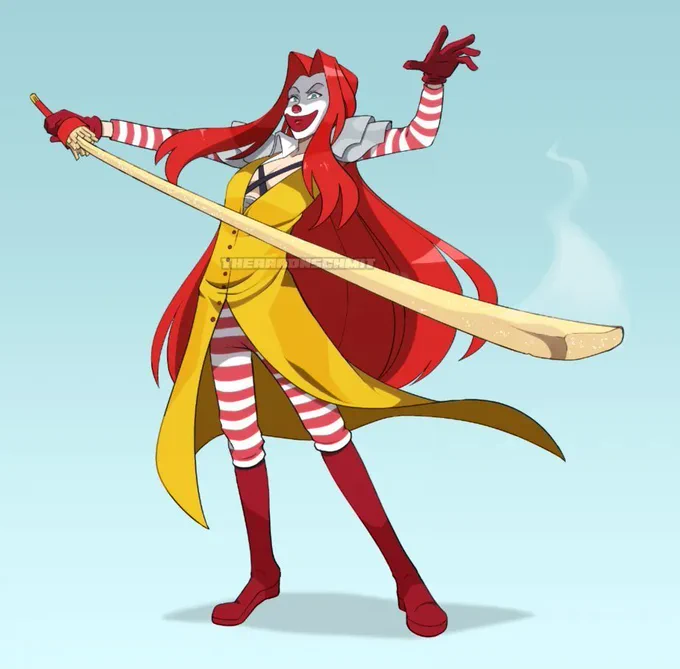 Final Fast Food VII.  Sephi-Ronald, Wendy-fa Lockhart, and Cloud Sanders