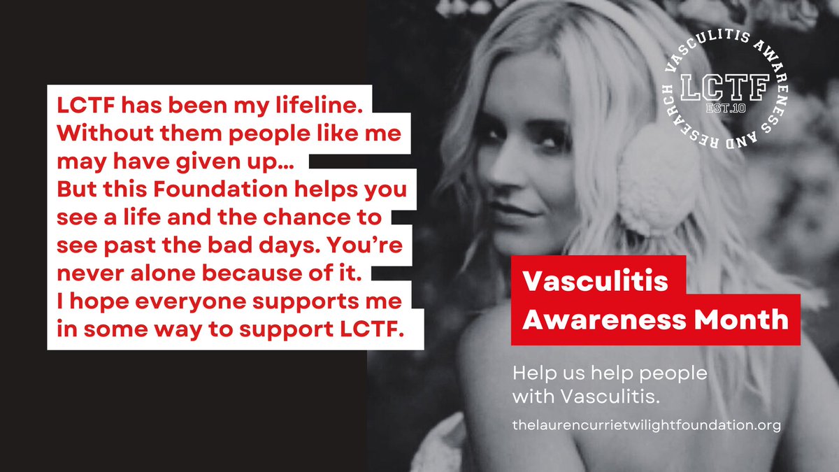 LCTFoundation's tweet photo. Meet Tracey, a brave vasculitis warrior supported by LCTF. Read her inspiring story and see how your donation can make an impact. https://t.co/oyCotusuA1
❤️🖤
#TestimonialTuesday #VasculitisAwareness #wearelctf #lctf #vasculitis #vasculitiswarrior #vasculitisuk #vasculitissupport https://t.co/iISWWtJ4kw